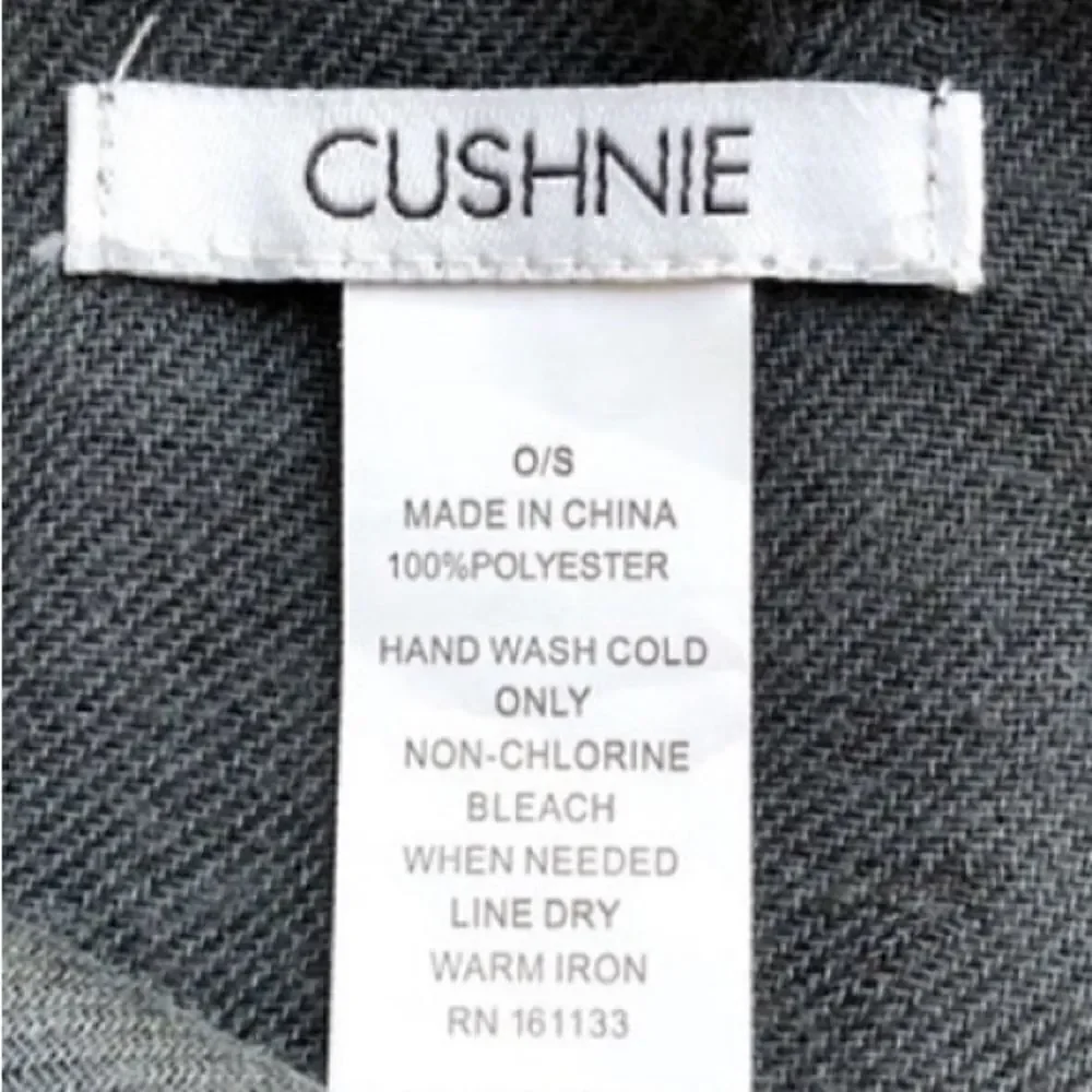 NWT-Cushnie One Size Grey Horizon Ombre Scarf Women's Rachel Zoe Curateur Box